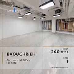 Office for rent in BAOUCHRIEH - 200 MT2 - 1 Hall