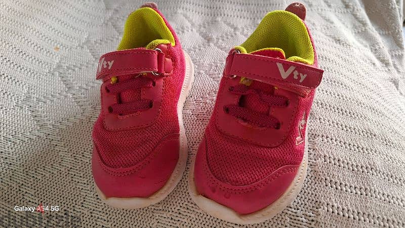 pink girl shoes size 22 1