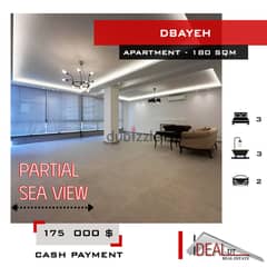 Apartment for sale in Dbayeh 180 sqm ref#ea15319