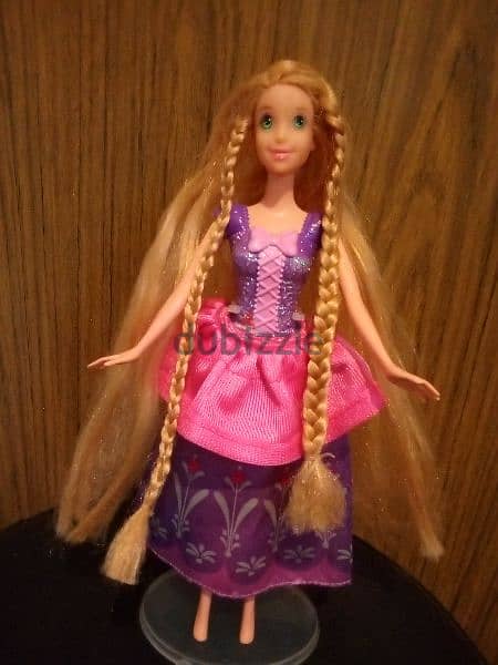 Princess RAPUNZEL Disney Still good Mattel doll Unflex molded body 6