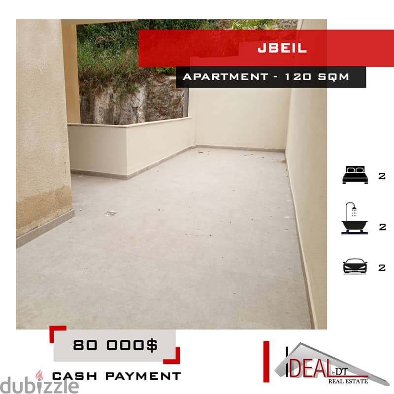 Apartment with Terrace for sale in Jbeil 120 sqm ref#jh17318 0