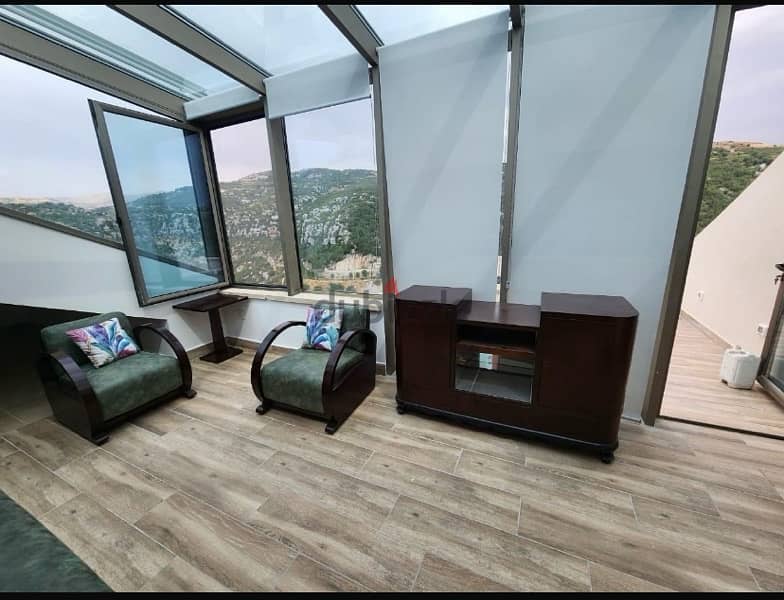 Beautiful furnished rooftop chalet for rent in Satellity 14