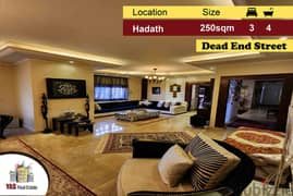 Hadath 250m2 | Dead End Street | Decorated | Calm Area | PA | 0