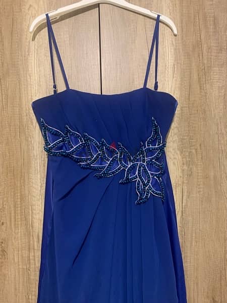 Long Blue Dress 2