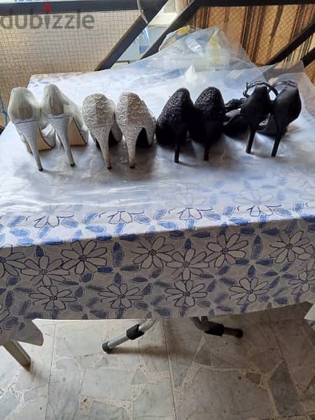 4 women high heels all for 25$ 1