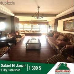 1300$!!! Fully Furnished Apartment for rent in Sakiet El Janzir 0