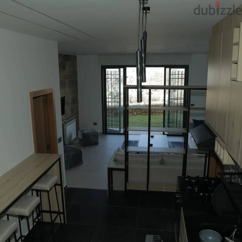 Stand Alone Furnished Duplex with Garden and Pool for Rent in Faqra 5