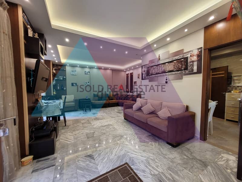 Furnished 3 bedroom GF apartment + 250m2 terrace for rent in Ain Saade 6