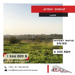 Land for sale in Jiyyeh El Chouf 6330 sqm ref#jj26081 0