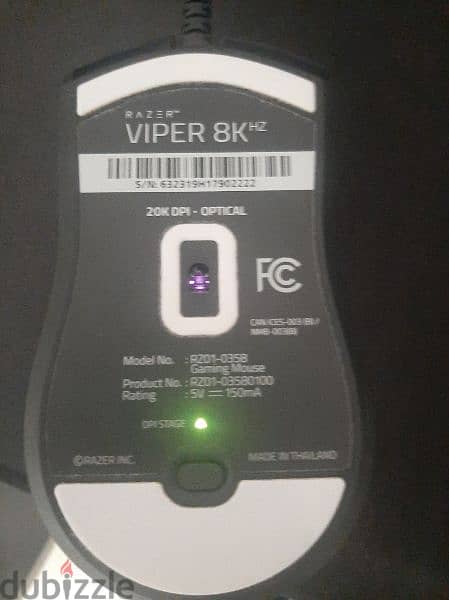 Razer Viper 8K hz Ultralight + FREE MOUSEPAD 1