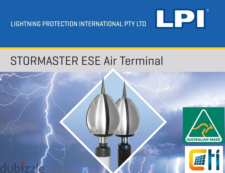 Solar surge arrester and lightning rod حماية ضد الصواعق طاقة شمسية 9