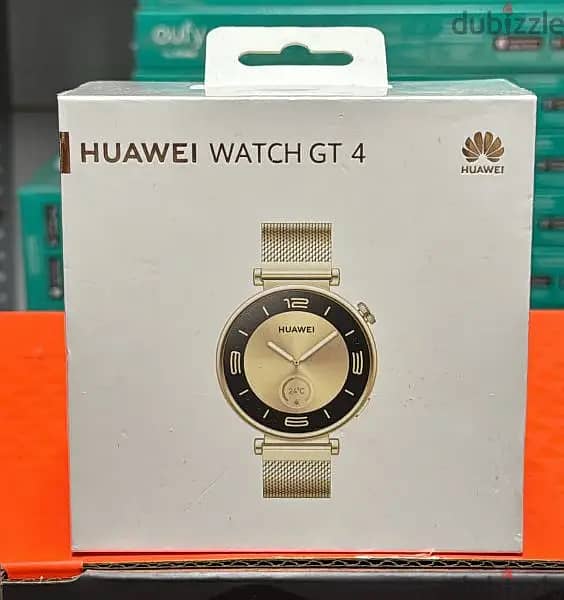 Huawei watch GT 4 41mm light gold original & last offer 0