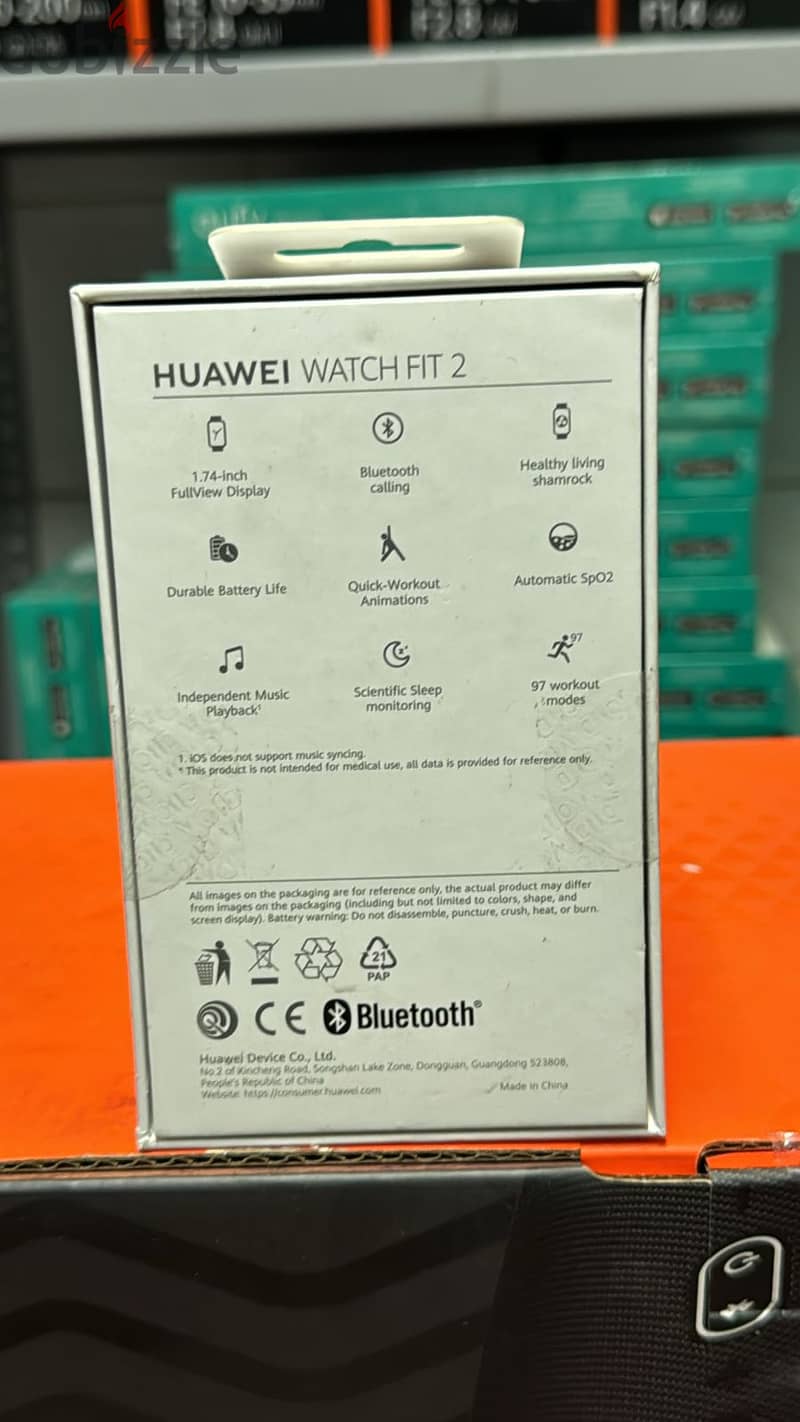 Huawei watch fit 2 active black great & original price 1