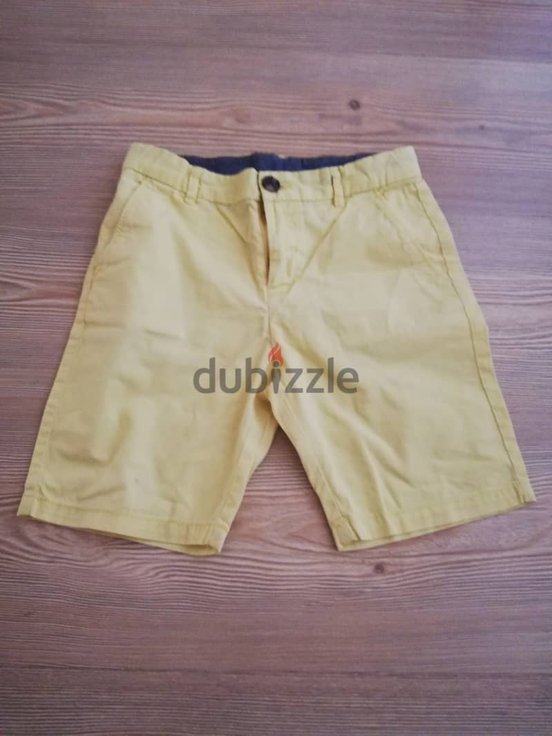 H & M Yellow shorts 0