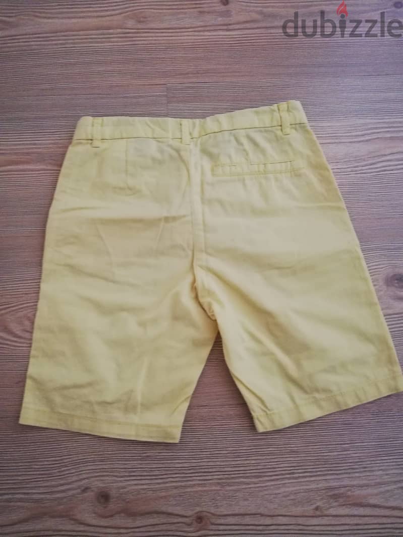 H & M Yellow shorts 1