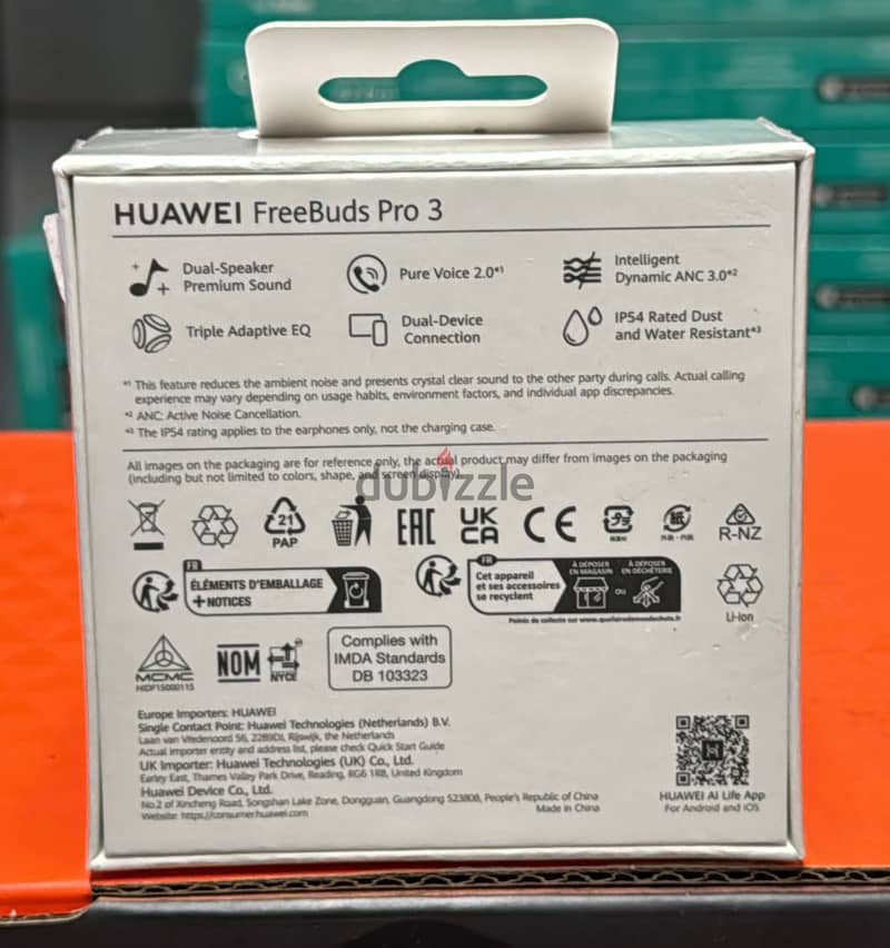 Huawei Freebuds pro 3 silver blue great & original price 1