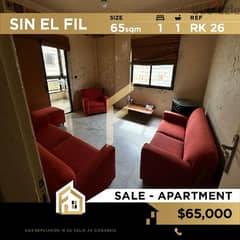 Apartment for sale in sin el fil KR26