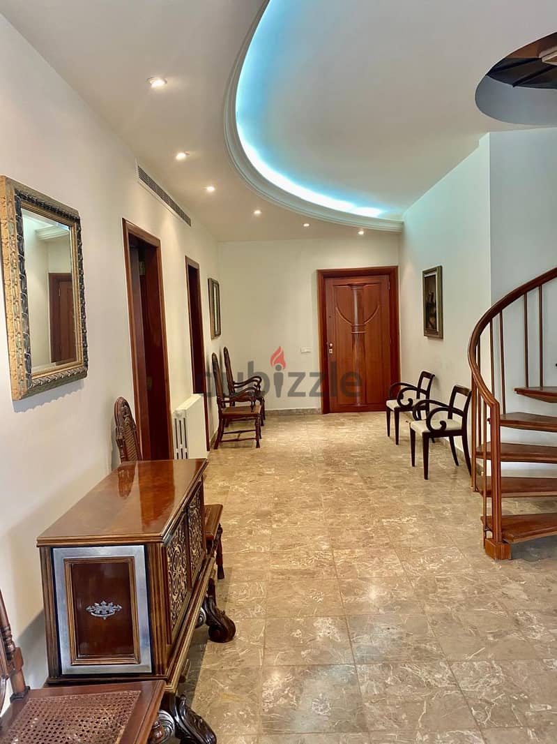 L15218-Furnished Duplex With Terrace for Rent In Mtayleb 5