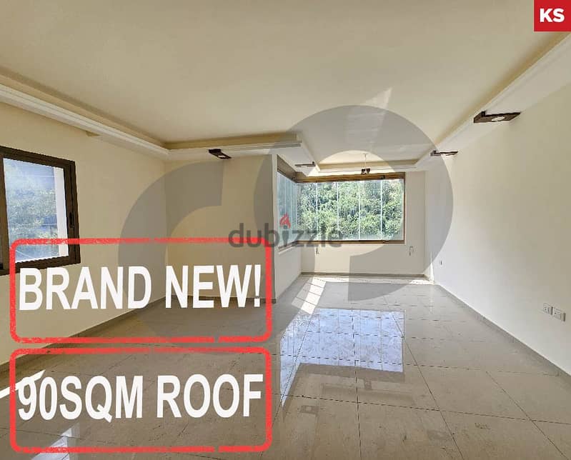 Apartment with big 90 square meter roof in Blaybel/بليبل REF#KS105874 0