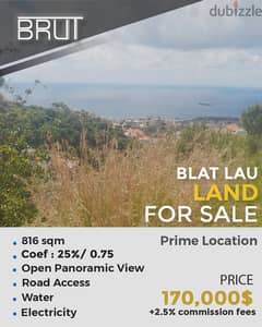 Prime Location Land for sale in Blat LAU Area