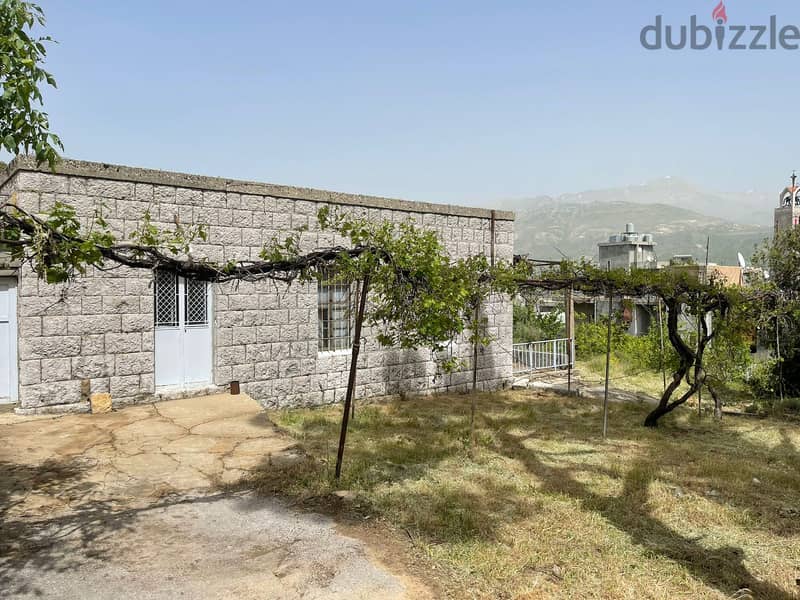 Land + 2 traditional houses for sale in Kfardebian Prime Location 6
