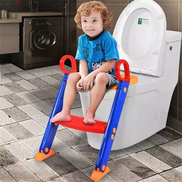 Baby Potty Training Seat With Step Stool Ladder 1