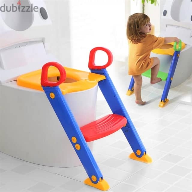Baby Potty Training Seat With Step Stool Ladder 2