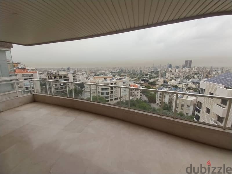 270 Sqm | Super deluxe apartment for rent in Hazmieh | Sea view 1