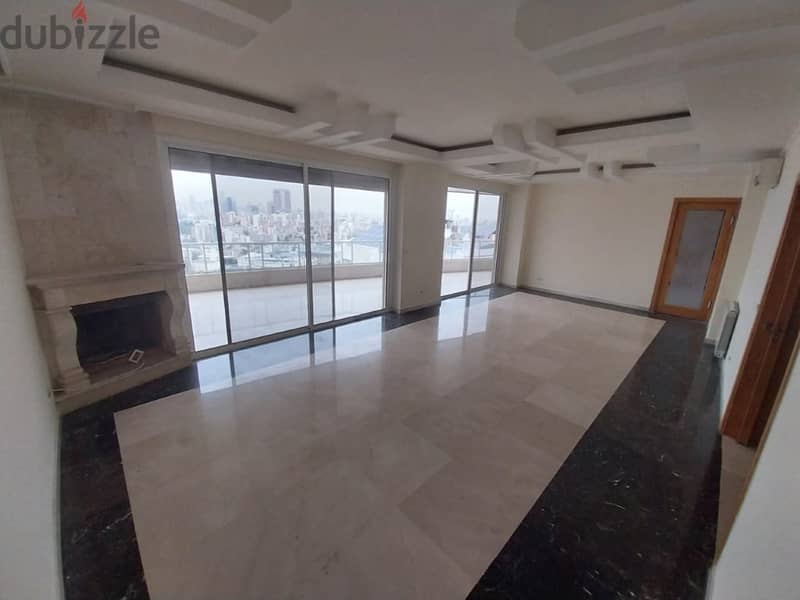 270 Sqm | Super deluxe apartment for rent in Hazmieh | Sea view 2