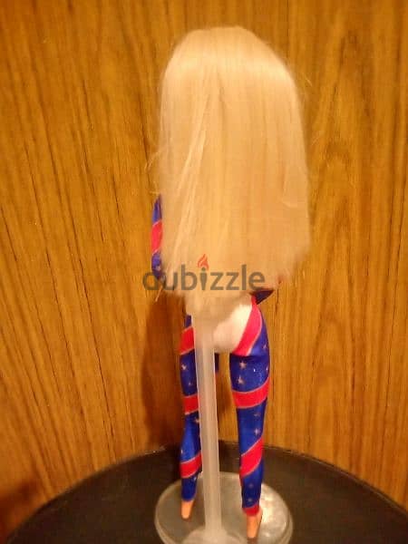 OLYMPIC GYMNAST Barbie Atlanta Rare Mattel1996 Articulated new doll=27 4