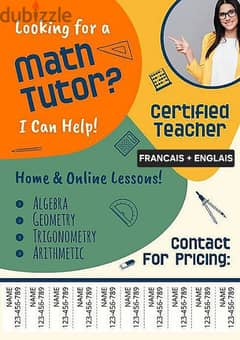 Online Math & Physics Teaching ( in French & in English)