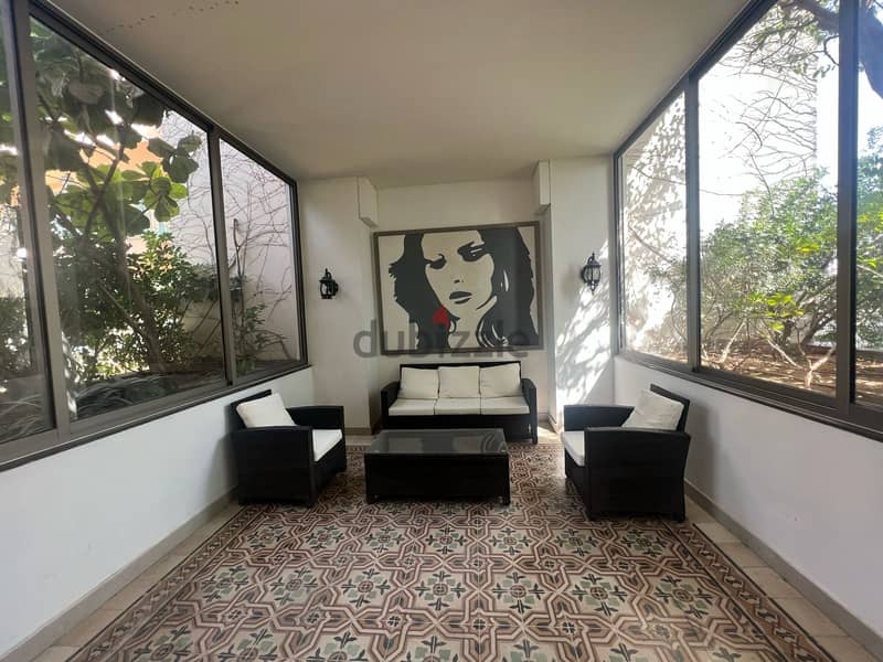 L15227-Apartment with Terrace For Rent in the Heart of Achrafieh 1
