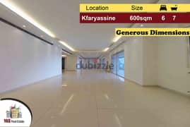 Kfaryassine 600m2 | Open View | Decorated | Generous dimensions | IV | 0