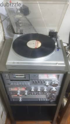 General hifi stereo with turntable and disc 0