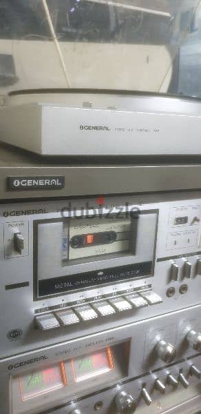 General hifi stereo with turntable and disc 5