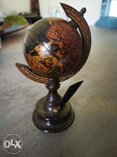 vintage wooden globe 0