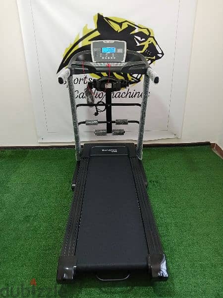 treadmill 2.5hp full options, automatical incline, vibration message 1