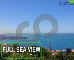 Land for sale with full sea view in kfarhbab/كفرحباب REF#KM105940