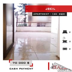 70 000 $ HOT DEAL ! Apartment for sale in Jbeil 120 sqm ref#jh17316
