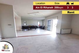 Ain El Rihaneh 200m2 | New | Mint Condition | Rent | Sea View | CH |