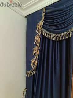 salon plus matching curtain