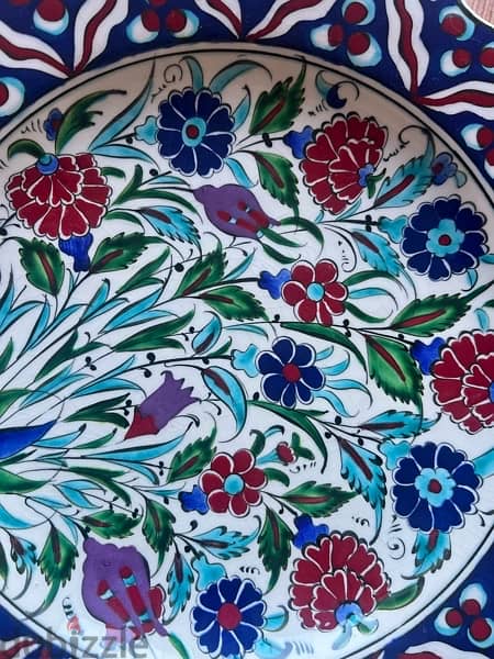 Ceramic handmade plate from turkey 2