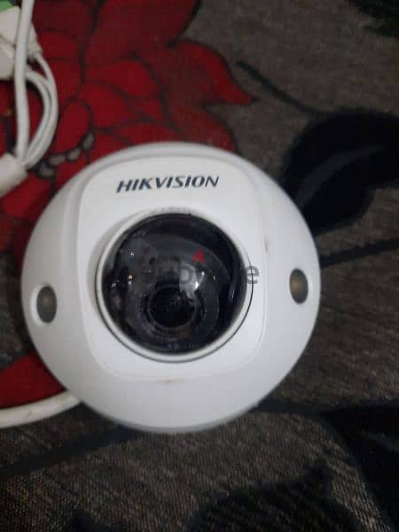 three cameras hikvision used like new 2