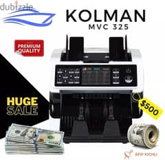 Kolman MVC 325 Pro Counter عدادة نقود مع كشف العملة المزورة 0