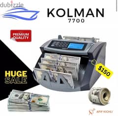 Kolman Counter 7700 USD EURO LBP مكنة عد النقود