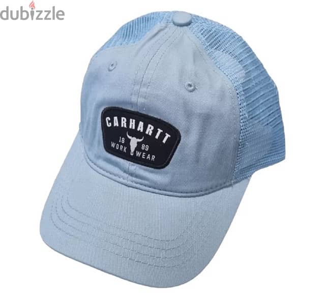 CARHARTT WIP Baby blue cap 0