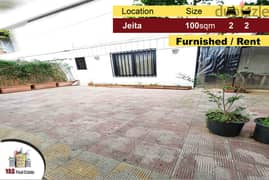 Jeita 100m2 | 100m2 Terrace | Furnished | Rent | Sea View | CH |