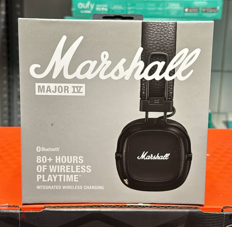 Marshall Major IV headphone black 1