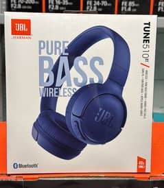 Jbl tune 510bt blue wireless headphones