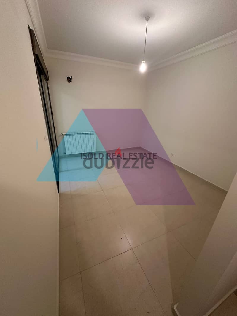A 160 m2 apartment having an open sea view for rent in Kfarhbab 8